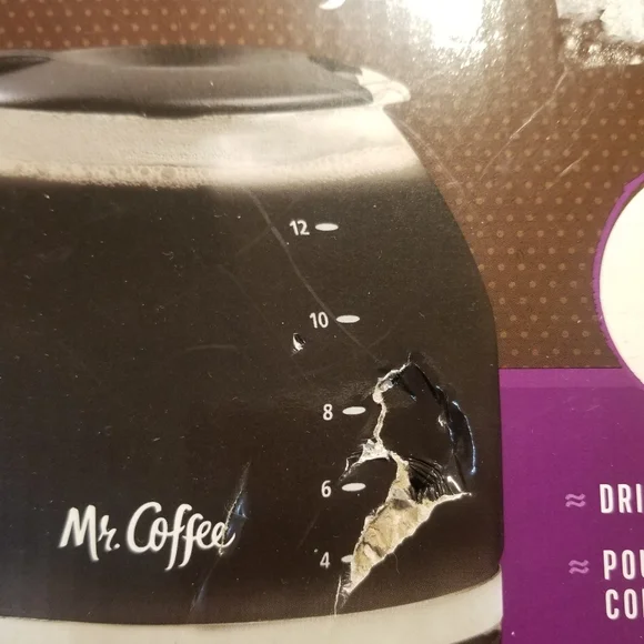 Mr. Coffee NIB 12 Cup replacement carafe - Picture 6 of 7